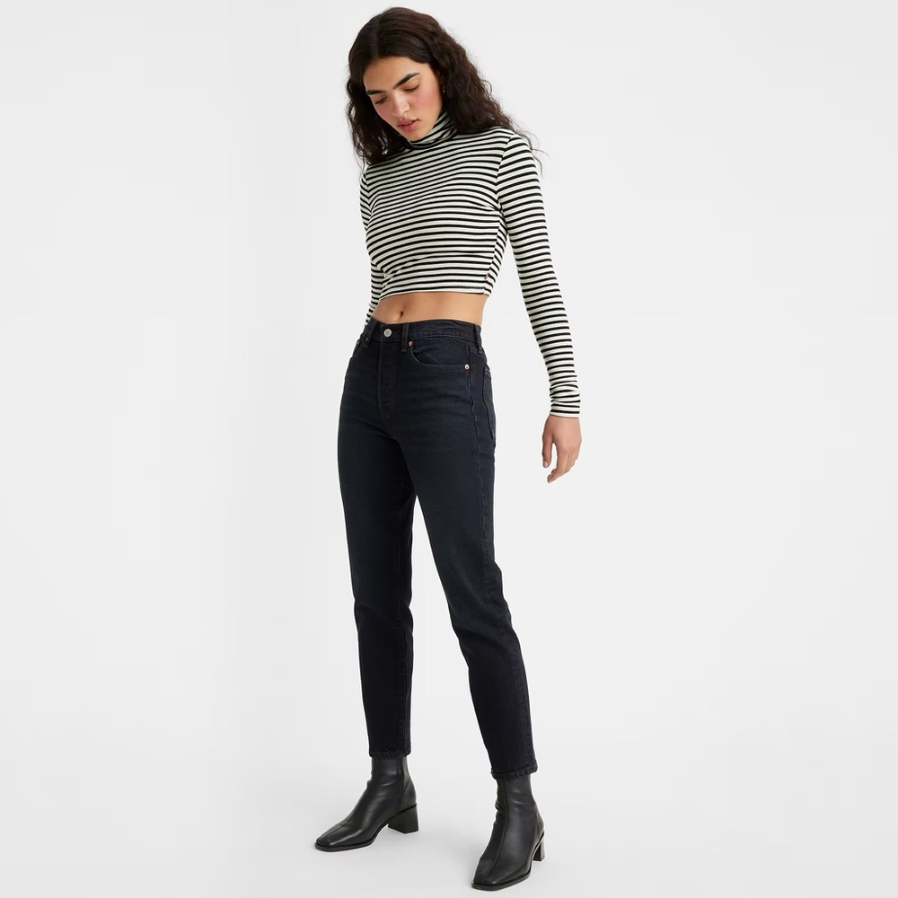 Levi’s ‘Wedgie’ High Rise Jeans in Wild Bunch Black